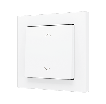 ZS55 - Simple Soft push button for 2 binary inputs 55x55 mm